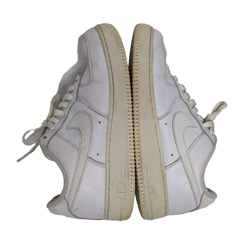 Nike Air Force 1 Sneakers Men Size 8 AF-1 White Low Leather Shoes